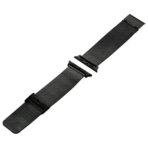 エレコム Apple Watch用ミラネーゼステンレスバンド(44/42mm) ブラック AW44BDSSMBK-イメージ1