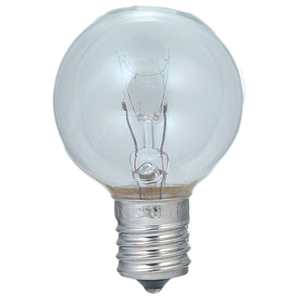 エルパ 長寿命ミニボール球 E17口金 5W クリア 1個入 G-L8002H(C)-イメージ1
