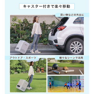 YUASA コンプレッサー式ポータブル冷凍・冷蔵庫(18L) グレー YRE-E18G(H)-イメージ8