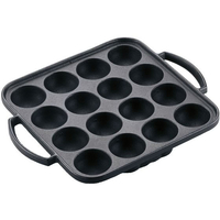 池永鉄工 たこ焼器 電調専科 16穴 409 鉄イモノ 205×255 FC460LW-7820900