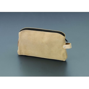 エスコ 多目的バッグ スエード革 250×150mm FCW2827-EA925C-10A-イメージ4