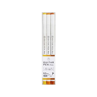 寺西化学工業 ギターペンプチ イエロー 3色セット FCS6043-GRPT-3YL