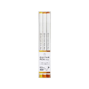 寺西化学工業 ギターペンプチ イエロー 3色セット FCS6043-GRPT-3YL-イメージ1