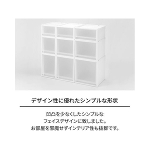 天馬 Fits フィッツケース マルチ 40-35M ホワイトクリア 2個 110015832 FC607TA-110015832-イメージ7