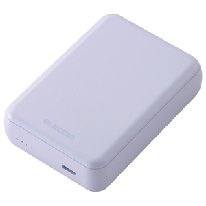 エレコム 超コンパクトモバイルバッテリー(10000mAh/3A/USB Type-C×1) パープル DE-C49-10000PU エレコム 超コンパクトモバイルバッテリー(10000mAh/3A/USB Type-C×1) パープル DE-C49-10000PU