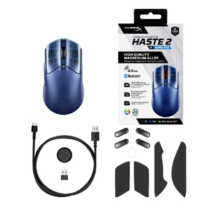 HyperX HyperX Pulsefire Haste 2 S ワイヤレスゲーミングマウス ネイビー 9B001AA-イメージ6