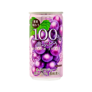 サンガリア サンガリア 100%赤ぶどうジュース 190g缶 F868990-イメージ1