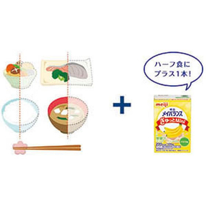 明治 メイバランス ぎゅっとMini バナナ味 100mL×24本 FCT7171-イメージ1