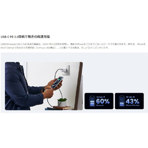 UGREEN Nexode USB-C GaN 急速充電器 20W ホワイト UGR-OT-000027-イメージ3