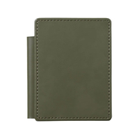 キングジム レザフェスU スライドメモパッド オリーブ FCG568V-9930LU-OL