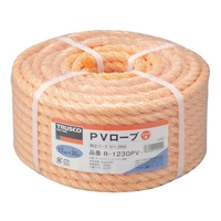 トラスコ中山 PVロープ 3つ打 線径12mm×長さ30m FC322GY-5112940