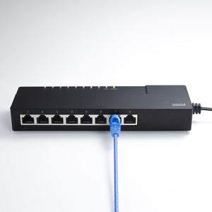 サンワサプライ ギガビット対応 タップ型スイッチングハブ(8ポート・マグネット付き) ブラック LAN-GIGAT803BK-イメージ5