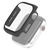 エレコム Apple Watch用フルカバーケース プレミアムガラス(44mm) ブラック AW-44CSPCGBK-イメージ2