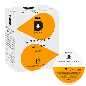 UCC DRIP POD専用カプセル カフェインレスコーヒー(12個入り) DPCL002 UCC DRIP POD専用カプセル カフェインレスコーヒー(12個入り) DPCL002