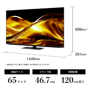 シャープ 65V型4Kチューナー内蔵4K対応液晶テレビ AQUOS 4T-C65HV1-イメージ2