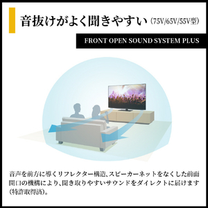 シャープ 65V型4Kチューナー内蔵4K対応液晶テレビ AQUOS 4T-C65HV1-イメージ6