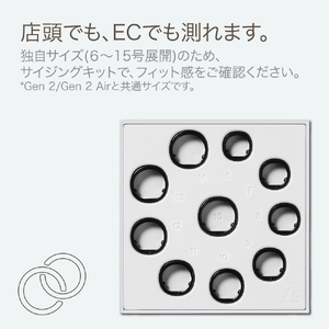 RingConn RingConn(リンコン)Gen 3 US15号 フューチャーシルバー RCP-01-125011513-イメージ14
