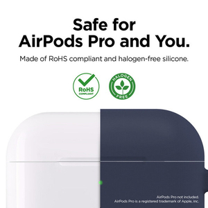 elago ORIGINAL HANG CASE カラビナ付き for AirPods Pro ジーンインディゴ EL_APPCSSCOH_JI-イメージ2