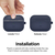 elago ORIGINAL HANG CASE カラビナ付き for AirPods Pro ジーンインディゴ EL_APPCSSCOH_JI-イメージ4