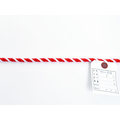 紺屋商事 アクリル紅白ロープ 6mm 5m〈切売〉 FC18236-60011700