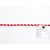 紺屋商事 アクリル紅白ロープ 6mm 5m〈切売〉 FC18236-60011700-イメージ1