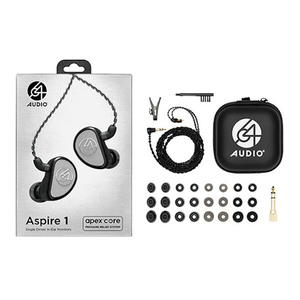 64 Audio 有線イヤホン Aspire 1 Black/Silver 64A-7440-イメージ5