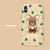 LINE FRIENDS iPhone XS/X用ケース ジャングル ブラウン キツネ KCL-DFB001-イメージ2