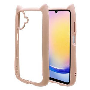 ラスタバナナ GALAXY A25 5G用MIMI 猫耳ハイブリッドケース TPU×PC スモーキーピンク 8736GA25HPSPK-イメージ1