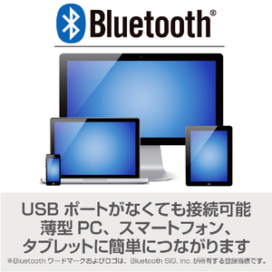 e angle Bluetoothワイヤレスマウス ブラック ANGL-CSMBT3-A-BK-イメージ3