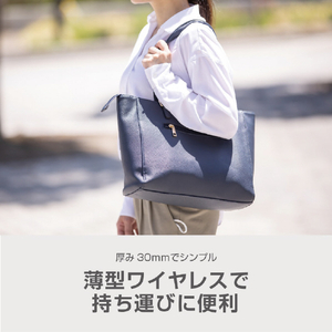 e angle Bluetoothワイヤレスマウス ブラック ANGL-CSMBT3-A-BK-イメージ5