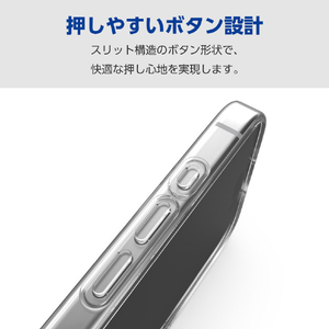 エレコム iPhone 16用ソフトケース クリア PM-A24AUCTCR-イメージ6