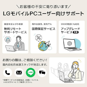 LGエレクトロニクス ノートパソコン LG gram オブシディアンブラック 16Z90S-MA78J2-イメージ3