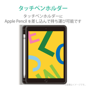 エレコム iPad 10．2インチ(2019年モデル)用フラップケース ブラック TB-A19RSABK-イメージ4