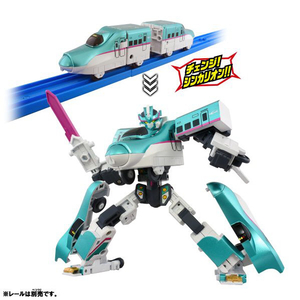 タカラトミー プラレール シンカリオン チェンジ ザ ワールド SGX01 シンカリオン E5はやぶさ グリーン SGX01ｼﾝｶﾘｵﾝE5ﾊﾔﾌﾞｻ-イメージ1