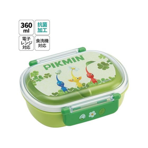 スケーター 抗菌 ふわっと タイトランチBOX 360ml ピクミン FC780PR-QAF2BAAG-イメージ1