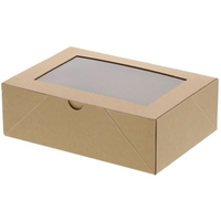 シモジマ NFネオクラフト 窓付BOX L 20枚 FCG927V-4248311