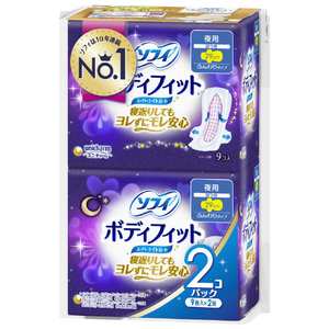 ユニチャーム スーパーナイトガード 夜用 羽つき 29cm 18枚入(9枚入×2個) SBFSナイトガ-ドハネツキ9マイ2P ユニチャーム スーパーナイトガード 夜用 羽つき 29cm 18枚入(9枚入×2個) SBFSナイトガ-ドハネツキ9マイ2P
