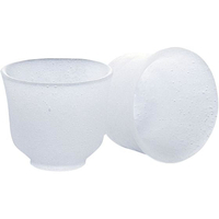 廣田硝子 ガラス食器 吹雪 ぐい呑み 355 50cc FC974LV-7615800