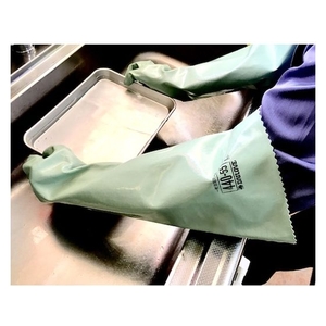 ダイヤゴム 耐溶剤用手袋 ダイローブ440-55(L) グリーンL0.955523.88.2 FC601EU-7219482-イメージ2