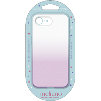 エレコム iPhone 16e用ソフトケース グラデーションカラー グリッター ペールピンク PM-A25SUCWCGPNL