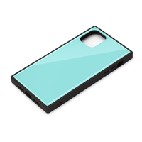 PGA iPhone 11 Pro用ガラスハイブリッドケース ブルー PG-19AGT04BL