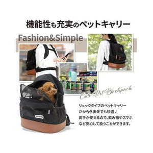 スリーアローズ OUTDOOR DAYPACKメッシュキャリーMブラック FCS6828-イメージ3