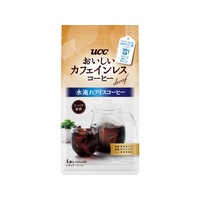 UCC おいしいカフェインレスコーヒー コーヒーバッグ 水淹れアイスコーヒー 500mL用 4P FCJ619L-352021