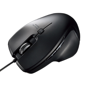サンワサプライ 有線Type-CブルーLEDマウス(5ボタン) MA-BLC180BK サンワサプライ 有線Type-CブルーLEDマウス(5ボタン) MA-BLC180BK