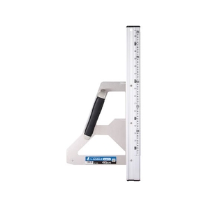 シンワ◆取引終了◆ シンワ/丸ノコガイド定規 エルアングル かるぴた 45cm 併用目盛 FC547WJ-5574567-イメージ1