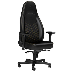 noblechairs ゲーミングチェア ICON(アイコン) ブラック/ゴールド NBL-ICN-PU-GOL-SGL-ED-イメージ2