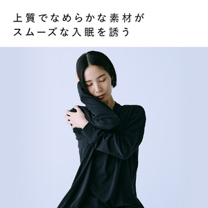 MTG SIXPAD Recovery Wear Sleep Top Short Sleeve L ブラック SO-AR-03C-L-イメージ4