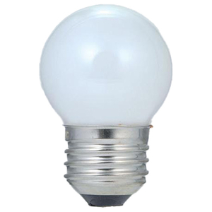 エルパ 長寿命ミニボール球 E26口金 5W ホワイト 1個入 G-L8003H(W)-イメージ2