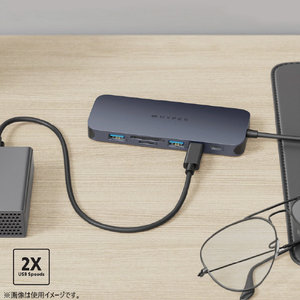 Hyper HyperDrive Next Dual 4K60Hz HDMI 11 Port USB-C ハブ HP-HD4006GL-イメージ5