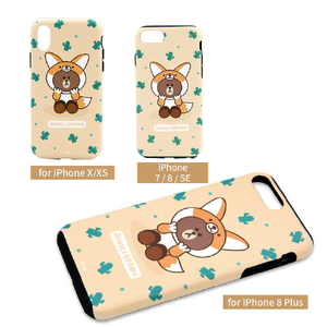 LINE FRIENDS iPhone SE3/SE2/8/7用LINE FRIENDSケース キツネ KCL-DFB002-イメージ10